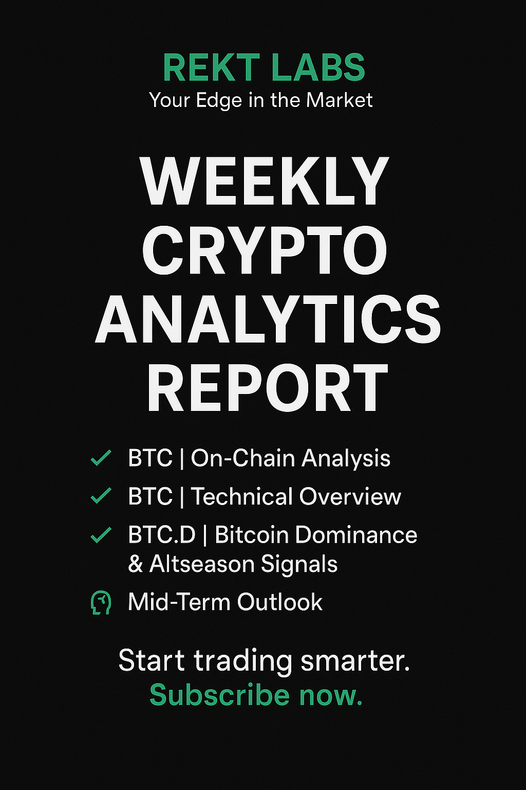 Rekt Labs Weekly Crypto Intel (Premium Edition)